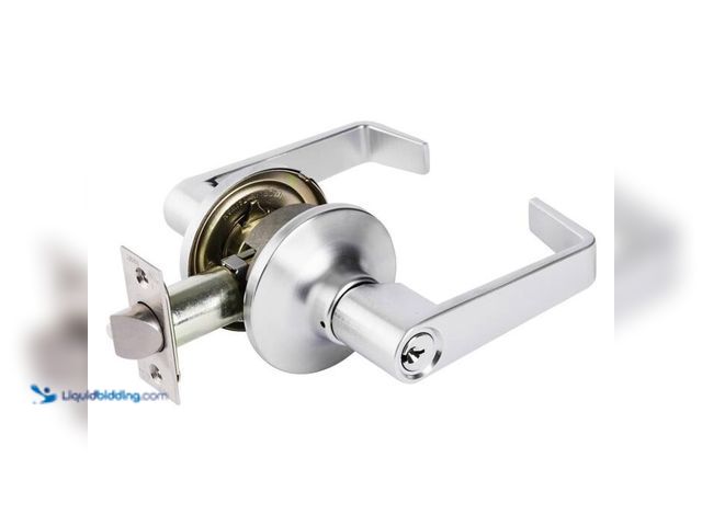 Lot 49-2024323 - Universal Hardware Light Duty Commercial Storeroom Lever, ADA, UL 3-Hour Fire, ANSI Grade 2, Satin C...
