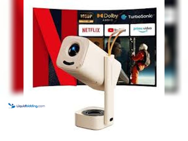 Lot 49-5485552 - Yaber T1 Pro Portable Cinema Projector. Model #199284808799. New