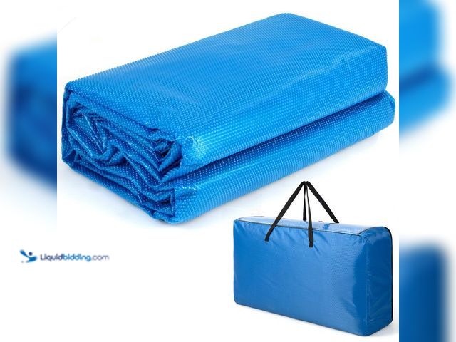 Lot 49-5437210 - HONEY JOY 20ft x 40ft Rectangle Swimming Pool Cover 12-MIL Heat Retaining Pool Solar Blanket for Abo...
