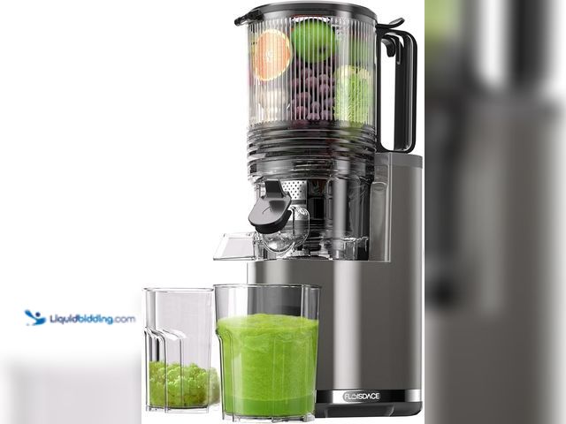 Lot 49-3482738 - Floisdace J8 Cold Press Juicer, 6.5" Extra Wide Feed Chute Juicer Machines, 350W Slow Juicer Machine...