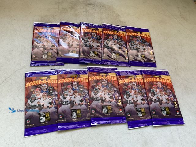 Lot 49-3609217 - Other LOT OF 10 PANINI SCORE-A-TREAT NFL FOOTBALL TRADING CARD PACKS ALL SEALED