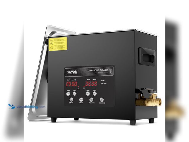 Lot 49-5416274 - VEVOR 6L Ultrasonic Cleaner, 180W Digital Ultrasonic Cleaning Machine with Upgraded Degassing and Ge...