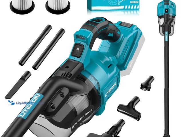 Lot 49-3528205 - Cordless Vacuum Cleaner Compatible with MAKITA Battery, 20000Pa High Power Handheld Vacuum with HEPA...