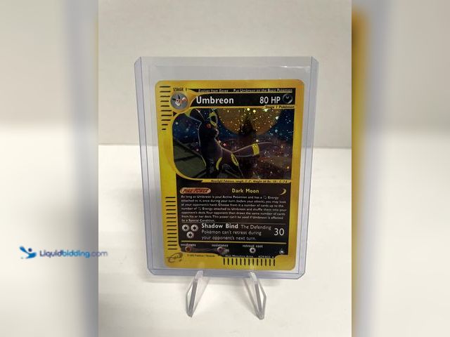 Lot 49-910519 - Umbreon -H29/H32- Aquapolis- Holo Rare- Pokemon TCG -Nintendo e-reader . Ref:COINS0723