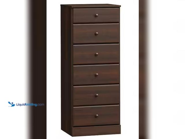 Lot 49-5486839 - Prepac
Astrid Espresso 6-Drawer Dresser 20 in. Chest of Drawers, Dresser for Bedroom,Dressers for C...