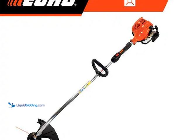 Lot 49-1568846 - ECHO 21.2 cc Gas 2-Stroke Curved Shaft String Trimmer with Rapid-Loader Trimmer Head Model # GT-225,...