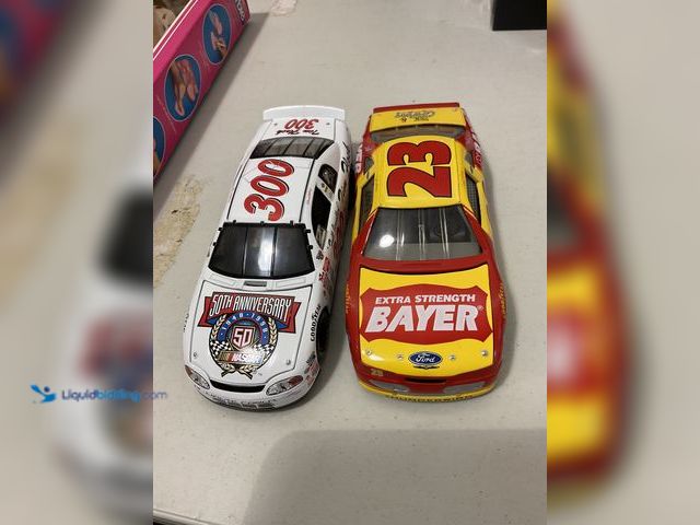 Lot 49-5515690 - Other LOT OF 2 NASCAR 1/24 SCALE DIECAST CARS NOR BOXES INCLUDING #23 CHAD LITTLE BAYER AND #300 DAR...