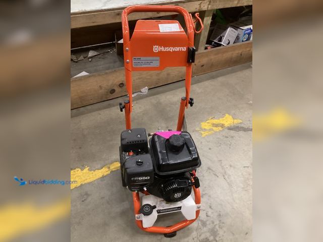 Lot 49-5542524 - Husqvarna 3200 PSI Gas Powered Pressure Washer, Used with attachments and scuffs