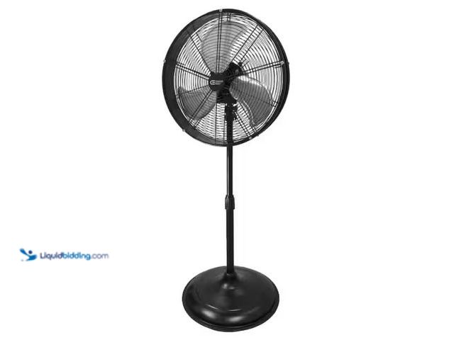Lot 49-2005682 - Commercial Electric 20 in. Oscillating Pedestal Fan with Adjustable Height in Black, Model # SFSD1-5...