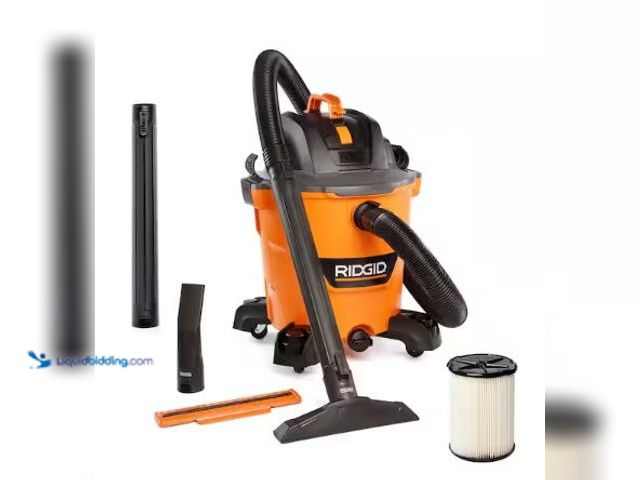 Lot 49-2022260 - RIDGID 12 Gal. 5.0 Peak HP NXT Shop Vacuum Wet Dry Vac with General Debris Filter, Locking Hose and ...