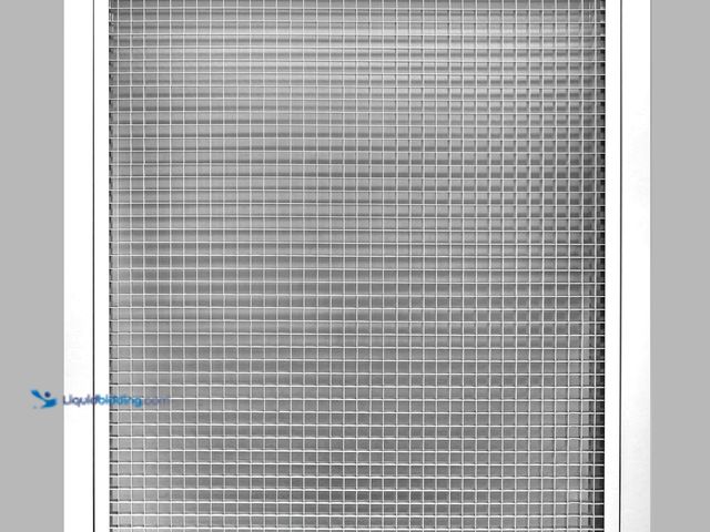 Lot 49-3531830 - HVAC Premium Cube Core Eggcrate Return Air Filter Grille for 1" Filter - Aluminum - White[Outer Dime...