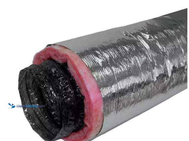 Lot 49-3462966 - Everbilt 4 in. x 12 ft. Insulated Flexible Duct R6 Silver Jacket Model # F6IFD4x144, New  Ref#MTMED0...