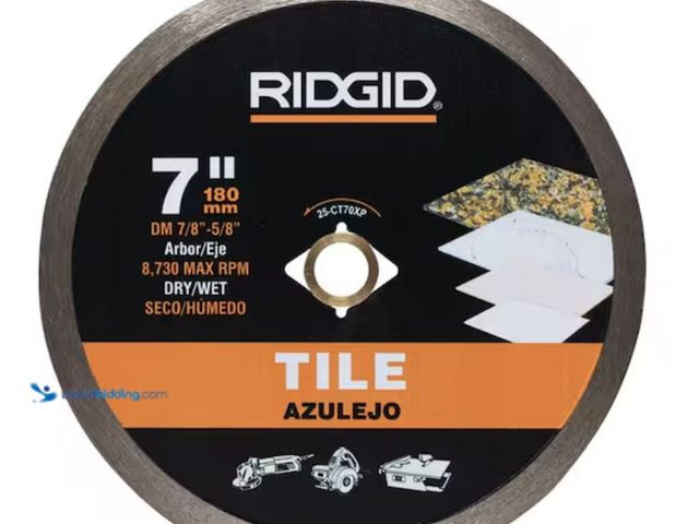 Lot 49-2005594 - RIDGID 7 in. Tile Continuous Rim Diamond Saw Blade, Model # 25-CT70XP, Unused.   Ref#SB0724