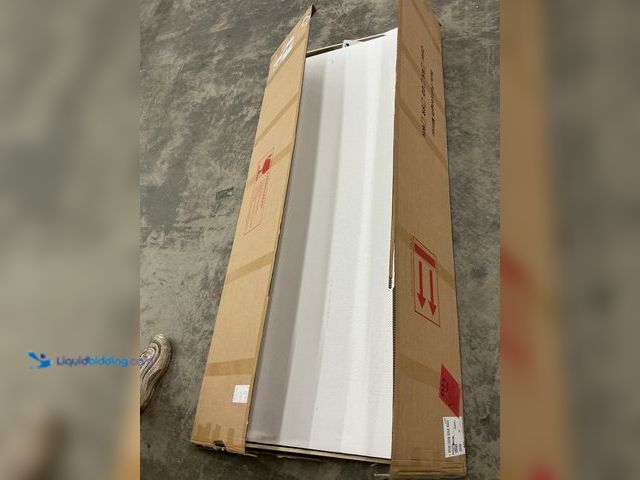 Lot 49-3532218 - Full Length Arched Oversized Mirror. Mounted or leaning options. Black. Unused.