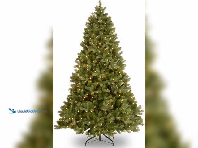 Lot 49-5447637 - National Tree Company Pre-Lit 'Feel Real' Artificial Full Downswept Christmas Tree, Green, Douglas F...