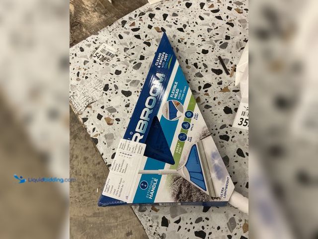 Lot 49-3539806 - Helio AirBroom - As Seen on TV - Broom - 12 in. Model #754502052400. New