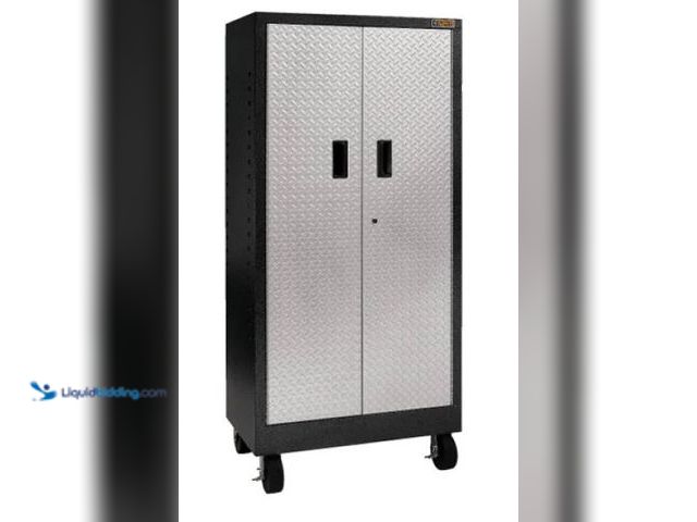 Lot 49-1548716 - Gladiator Garageworks Premier Welded Steel Tall Gearbox  Model #GATB302DRG, Unused  Ref#HDPA116