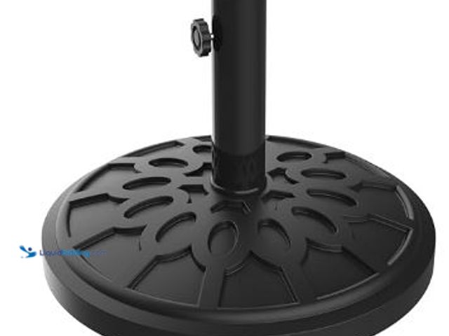 Lot 49-1625523 - Umbrella Base - Heavy-Duty 19lbs Weighted Outdoor Stand for Patio Table, Tilt, and Lightweight Frees...