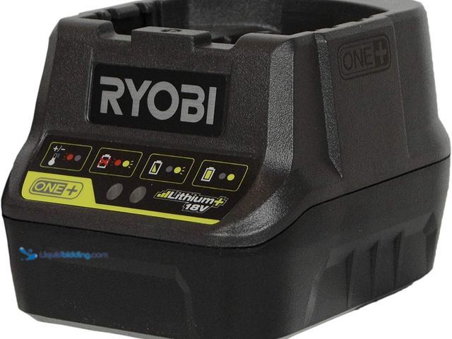 Lot 49-5459391 - RYOBI P118B 18V Battery Charger. Model #B07N97B2NR. Unused.