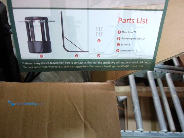 Lot 49-1542682 - Black Metal Christmas Tree Stand, Unused.  Ref#HOL1113