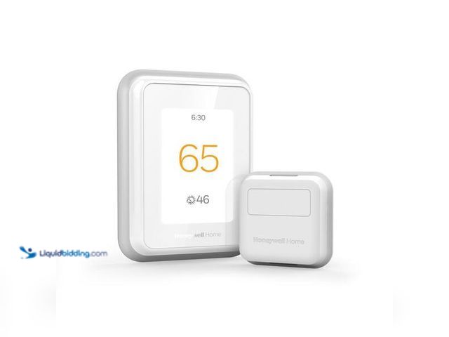 Lot 49-5454123 - Honeywell Home
T9 WiFi 7-Day Programmable Smart Thermostat with Touchscreen Display and Smart Room ...