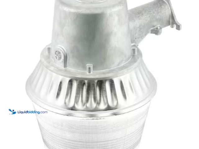 Lot 49-3631327 - HALO AL 65-Watt Equivalent Integrated LED Metallic Dusk to Dawn Area Light, 4000K (NOTE: No Lens) Mo...
