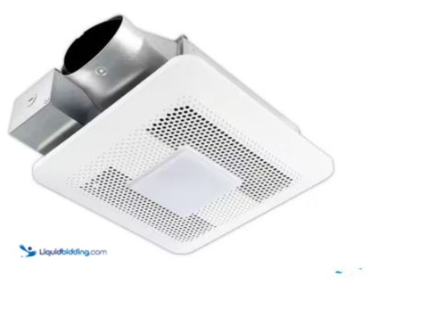 Lot 49-1517297 - Panasonic Whisper Choice DC Pick-A-Flow 80/110 CFM Ceiling Bathroom Exhaust Fan with Flex-Z Fast Bra...