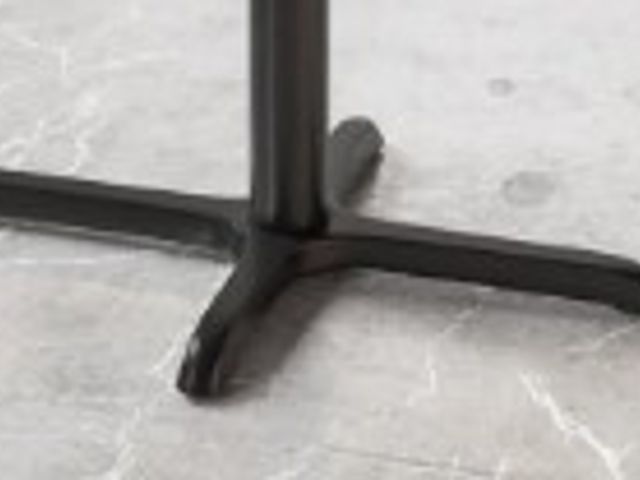 Lot 49-5459488 - Flash Furniture Restaurant Table Base Model #847254010740. Color -  Outdoor texture black 16. Unused