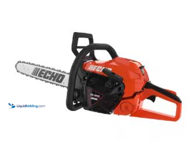 Lot 49-5427877 - ECHO 20 in. 50.1 cc 2-Stroke Gas Rear Handle Chainsaw. Model # CS-4920-20. Unused. Tested works. Inc...