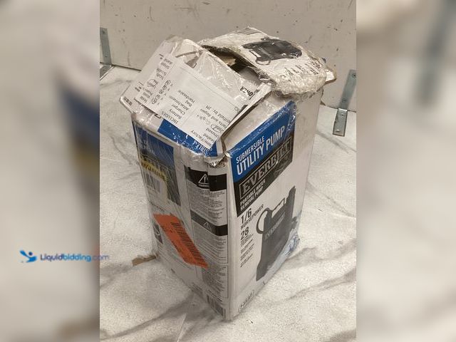 Lot 49-5488204 - Everbilt 1/6 HP Plastic Submersible Utility Pump. Model # SUP54-HD. Used