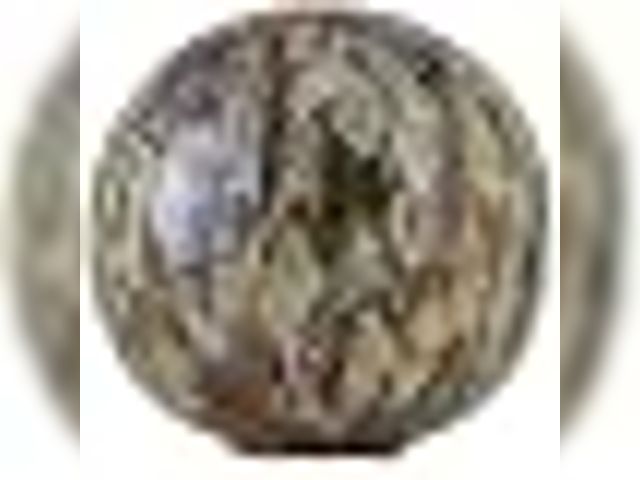 Lot 49-2021924 - Alpine Corporation 10" Tall Indoor/Outdoor Glazed Ceramic Gazing Globe Yard Decoration. Model #B018R...