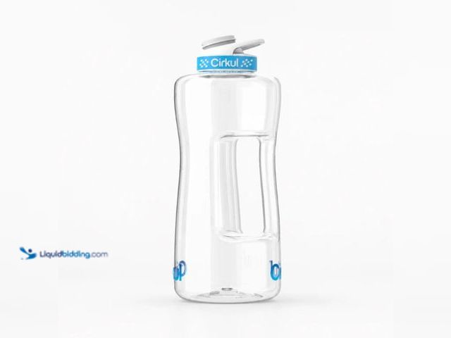 Lot 49-5543660 - 62oz. Plastic Bottle & Comfort Grip Lid. Comes with 3 flavors. New