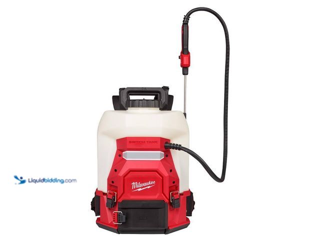 Lot 49-5552687 - Milwaukee
M18 18V 4 Gal. Cordless Battery Powered Backpack Pesticide Sprayer w/Switch Tank Intercha...