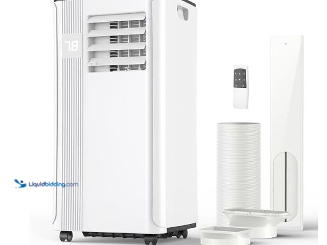 Lot 49-3471536 - Portable Air Conditioners  Upgraded 10000 BTU Portable AC for Room up to 450 Sq. Ft, 3 in 1 AC Unit ...