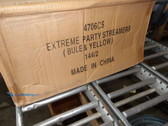 Lot 49-1513961 - Approx144, Extreme Party Streamer, Fireworks, Blue, New  Ref#4G-0703