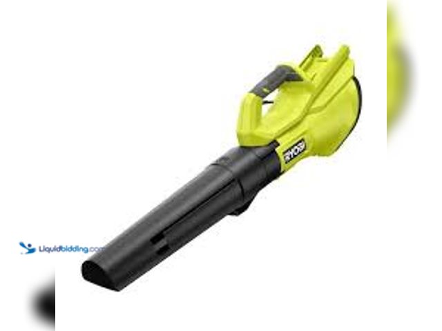 Lot 49-5461223 - RYOBI 40V 120 MPH 550 CFM Cordless Battery Leaf Blower (Tool Only). Model # RY40LB01B. Unused