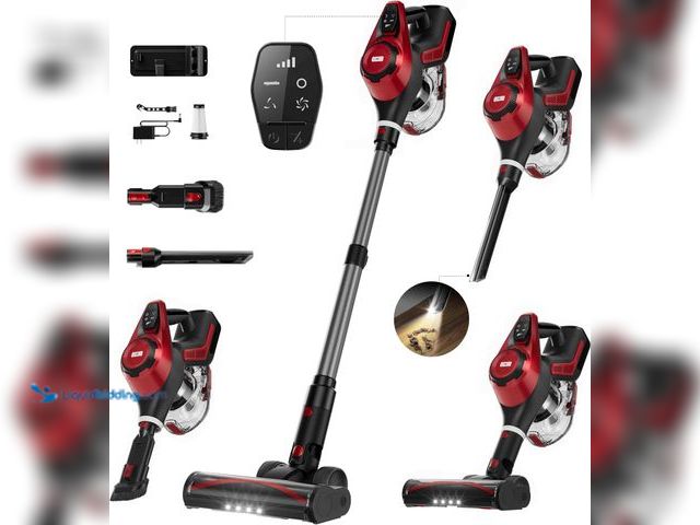 Lot 49-5413248 - Cordless Vacuum Cleaner, 30Kpa Home Stick Vacuum, Smart Display & 1.5L Dust Cup, 55mins Max Runtime,...