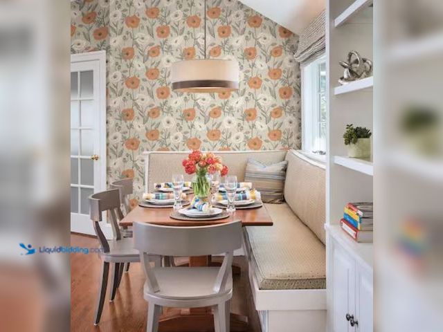 Lot 49-2005510 - Approx. (30) sq. ft. of NuWallpaper Poppy Field Brown Matte Vinyl Peel and Stick Wallpaper, (Covers ...
