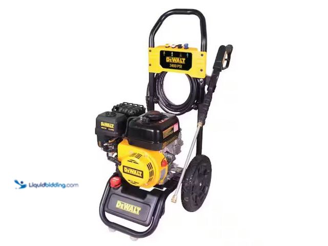 Lot 49-1623735 - DEWALT 3400 PSI 2.5 GPM Gas Pressure Washer with Maintenance-Free Pump, Heavy-Duty Commercial Cold W...