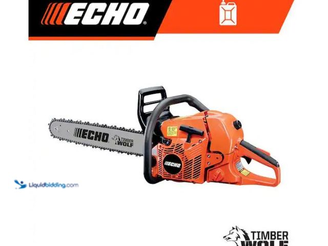 Lot 49-1627543 - ECHO 20 in. 59.8 cc Gas 2-Stroke Rear Handle Timber Wolf Chainsaw Model # CS-590-20, Used, No Attach...