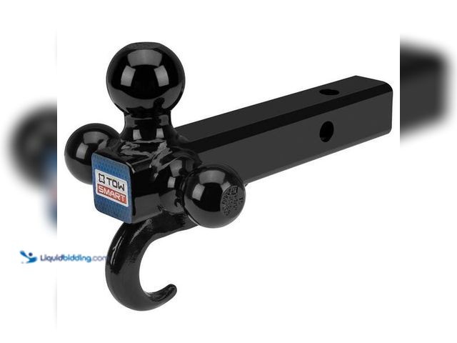 Lot 49-5452263 - TowSmart
Up to 14,000 lb. 1-7/8 in., 2 in, and 2-5/16 in. Ball Diameters Trailer Tri-Ball Mount wit...
