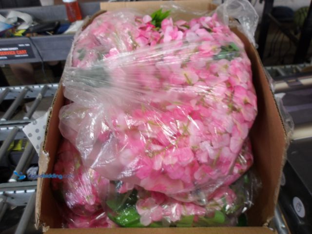 Lot 49-1517011 - Faux Hanging Artificial, Pink, Unused  Ref#4G-0723