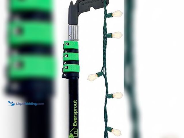 Lot 49-5487717 - EVERSPROUT 30 Foot Reach | 7-to-24 Foot Utility Hook with Extension Pole | Installing and Hanging St...