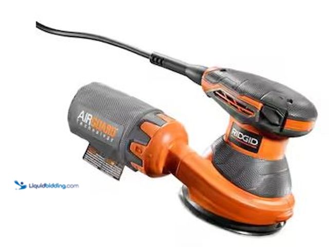 Lot 49-5561118 - RIDGID
3 Amp Corded 5 in. Random Orbital Sander with AIRGUARD Technology, Unused