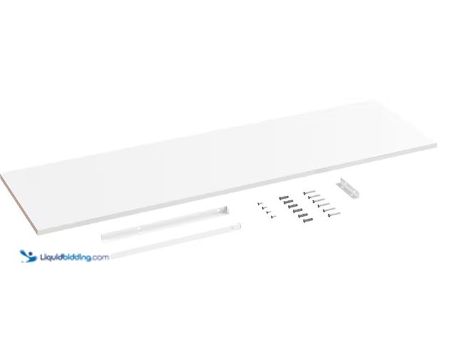 Lot 49-5459694 - ClosetMaid Selectives 48in Top Shelf Kit - White. Model # 765400. Unused.