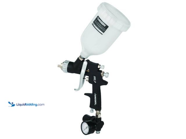 Lot 49-3514478 - Husky Gravity Feed Composite HVLP Spray Gun. [Model # H4850GHVSG] Used