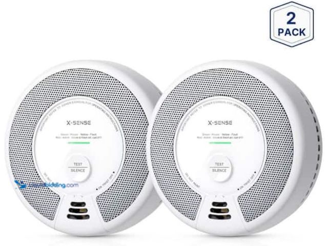 Lot 49-3611888 - X-SENSE 10-Year Battery Wireless Interconnected Smoke and CO Detector with Photoelectric Sensor and ...