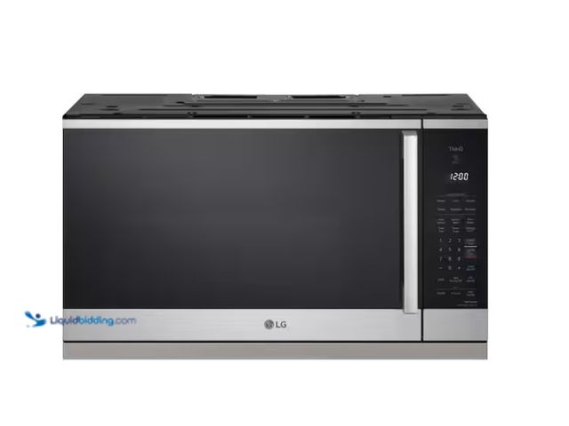 Lot 49-1575571 - LG Smart 2.1 cu. ft. Stainless Steel Electric 1050-Watt Over-The-Range Microwave with Sensor Cook, M...