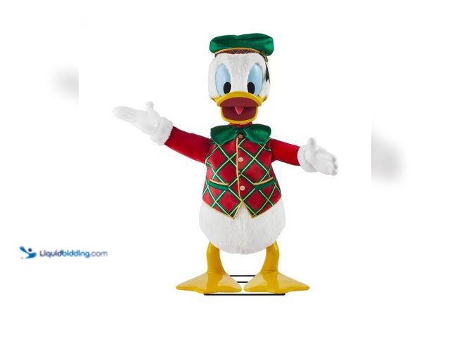 Lot 49-5448782 - 4 FT Animated Donald Duck Animatronic Christmas Indoor Holiday Home Décor. Unused