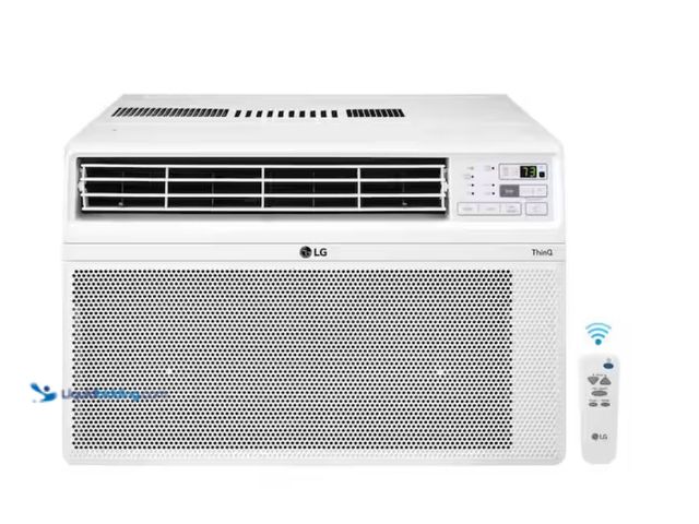 Lot 49-1631883 - LG 12,000 BTU 115-Volt Window Air Conditioner Unit Cools 550 sq. ft. with Wi-Fi, Remote, Dehumidifie...